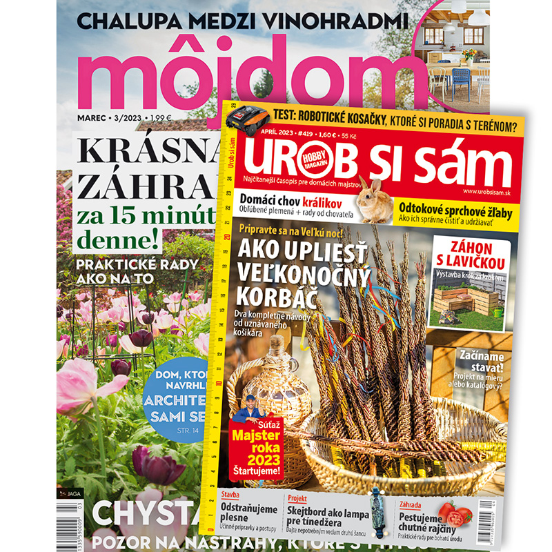 Ročné predplatné Môj dom + 3-mesačné predplatné Urob si sám