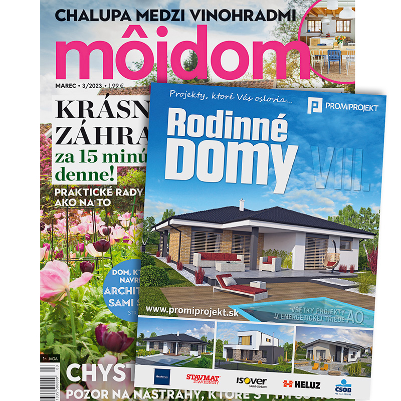 Ročné predplatné Môj dom + katalóg projektov + zľava 10 % na projekt