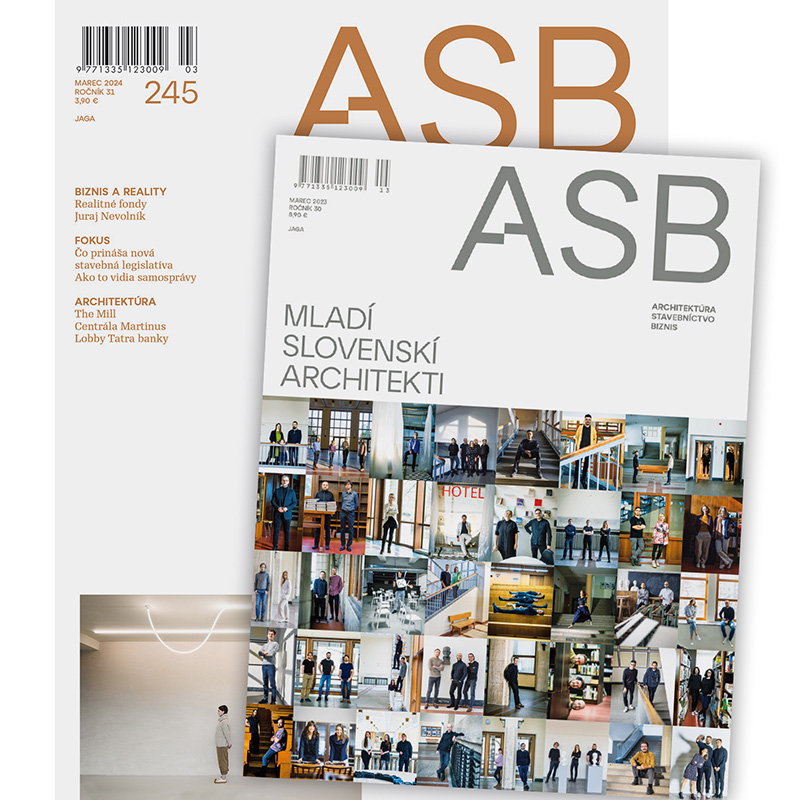 Ročné predplatné ASB + Mladí slovenskí architekti