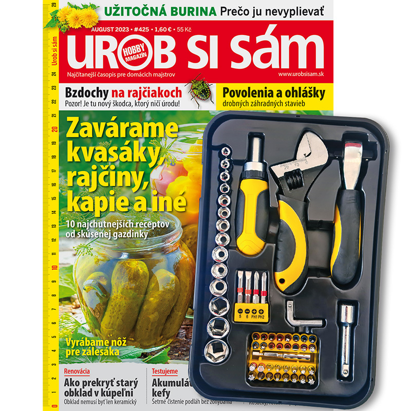 Dvojročné predplatné Urob si sám (so špeciálmi) + sada náradia