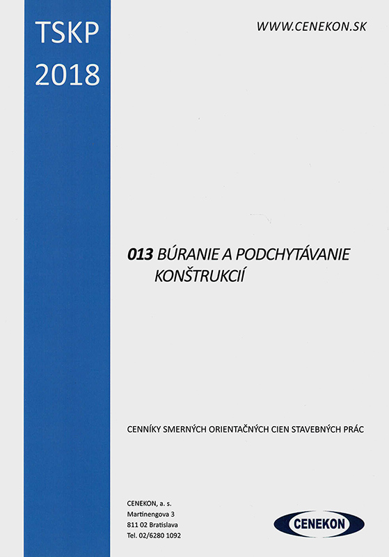 TSKP - 013 Búranie a podchytávanie konštrukcií