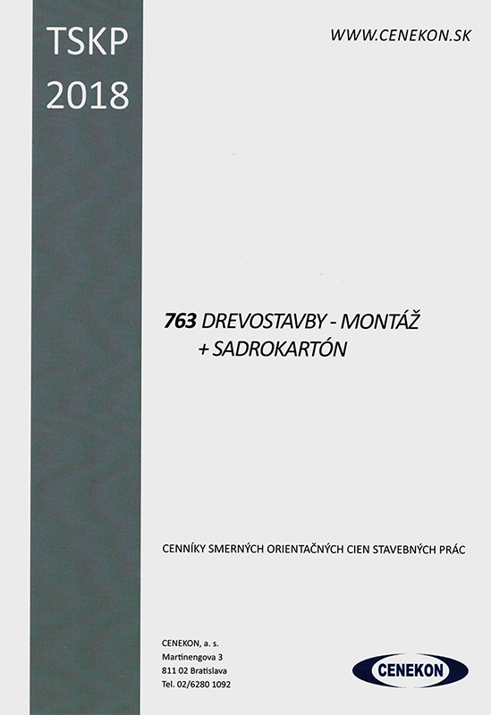 TSKP - 763 Drevostavby – montáž + sadrokartón