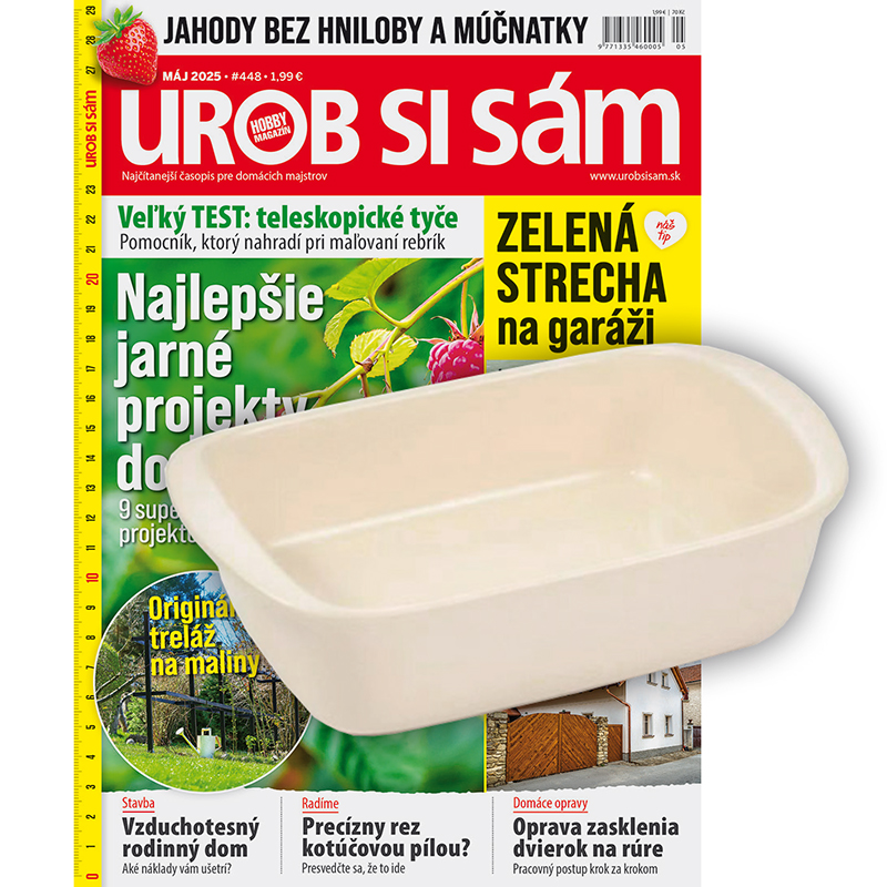 Dvojročné predplatné Urob si sám (so špeciálmi) + zapekacia misa