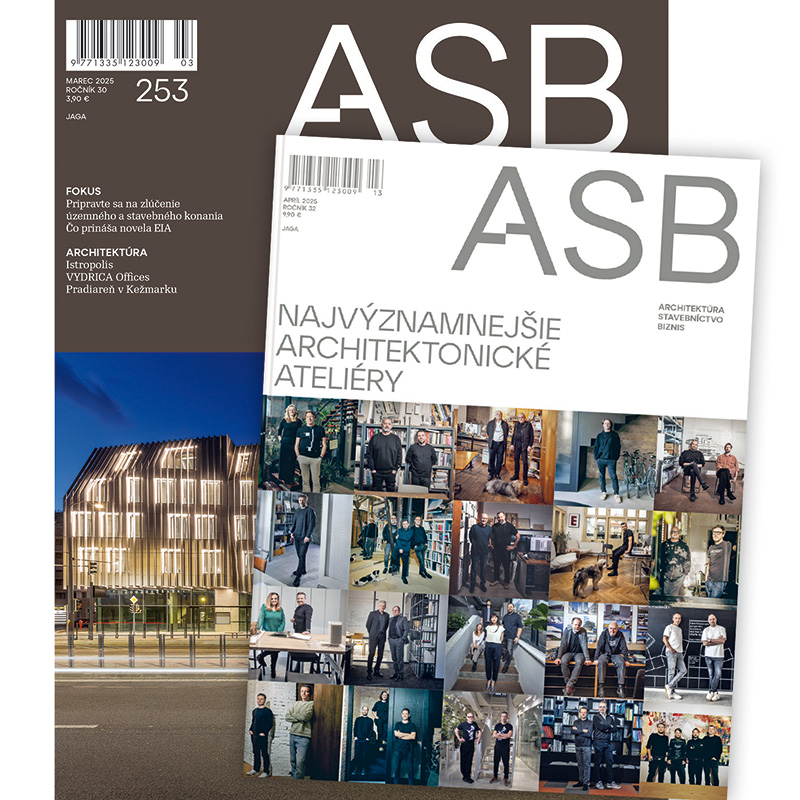 Ročné predplatné ASB + Najvýznamnejšie architektonické ateliéry