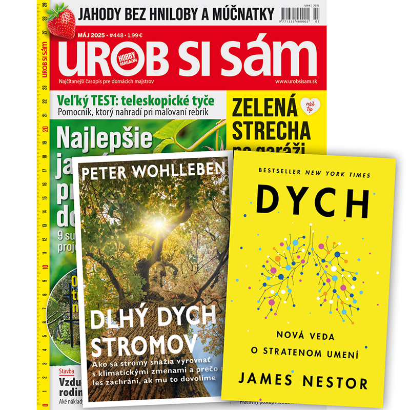 Dvojročné predplatné Urob si sám (so špeciálmi) + kniha podľa vlastného výberu