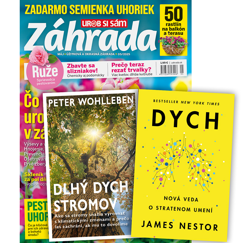 Dvojročné predplatné Záhrada + kniha podľa vlastného výberu