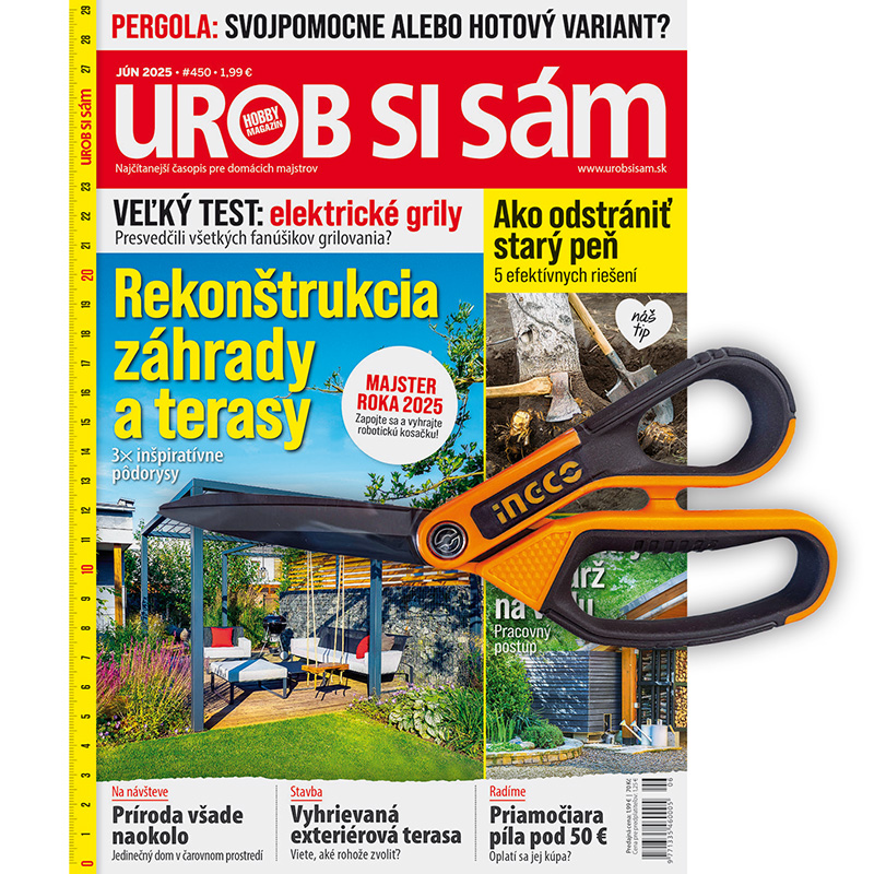 Ročné predplatné Urob si sám (so špeciálmi) + univerzálne nožnice