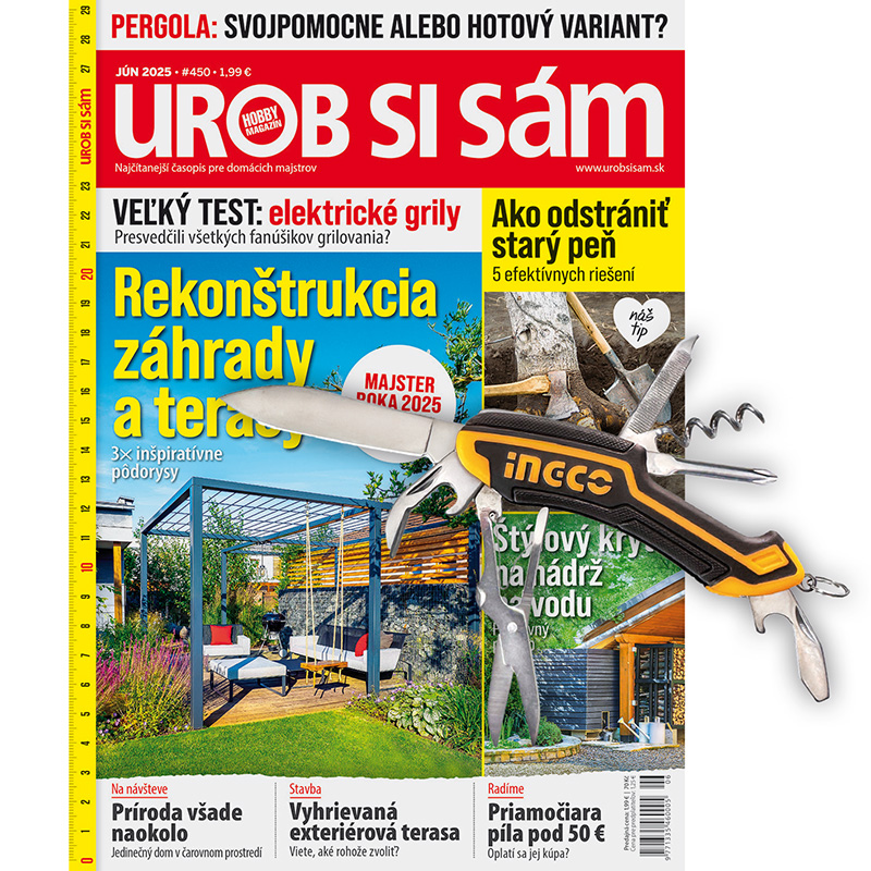Ročné predplatné Urob si sám (so špeciálmi) + multifunkčný nôž